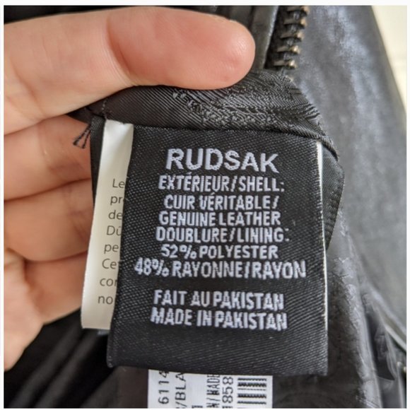 Rudsak Men's Moto Leather Jacket - Picture 12 of 16